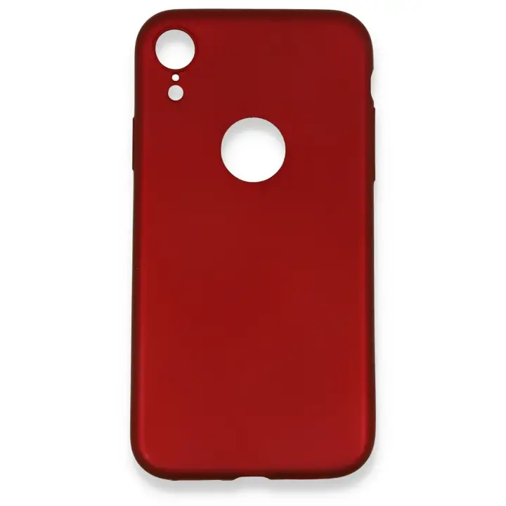 Newface iPhone XR Kılıf First Silikon - Bordo