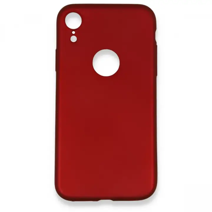 Newface Apple iPhone XR Kılıf First Silikon - Bordo