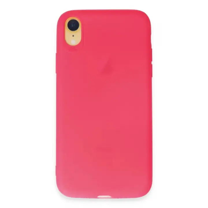 Newface iPhone XR Kılıf First Silikon - Pembe