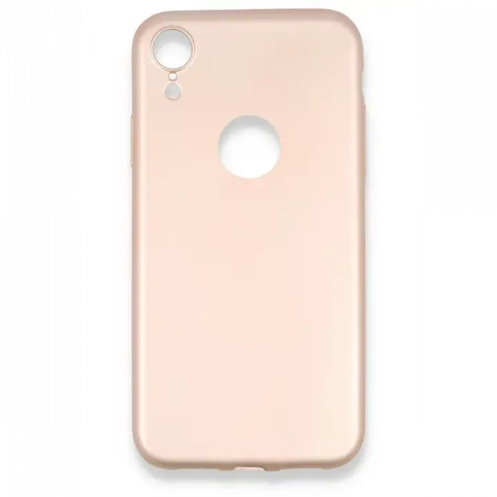 Newface iPhone XR Kılıf First Silikon - Rose Gold
