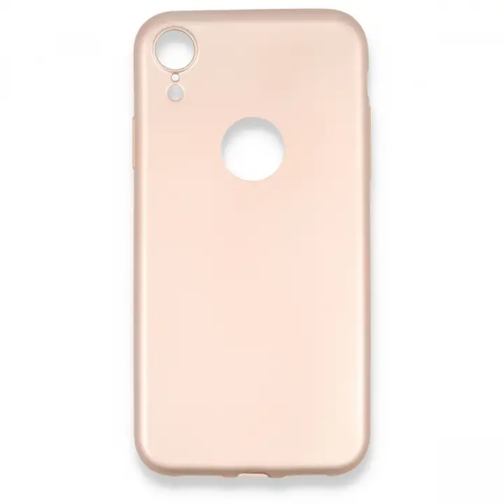 Newface iPhone XR Kılıf First Silikon - Rose Gold