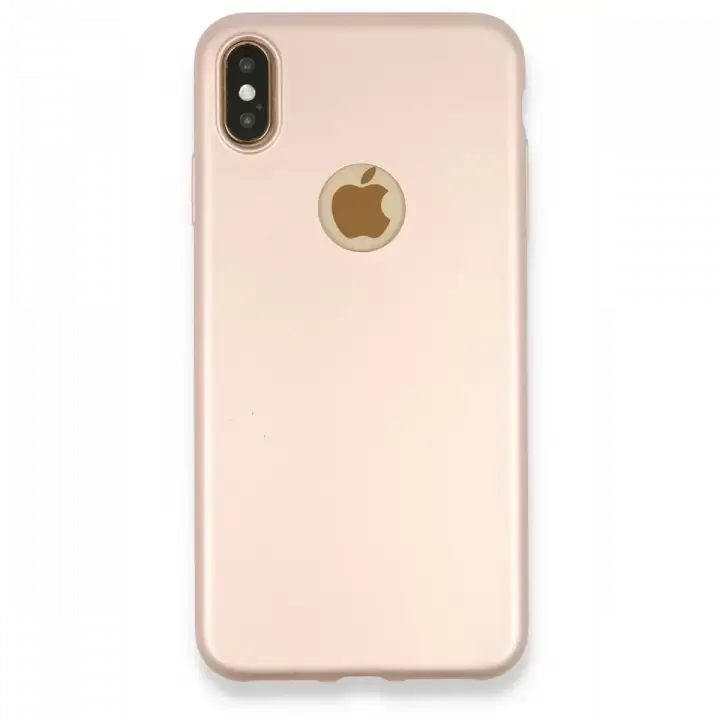 Newface Apple iPhone XS Max Kılıf First Silikon - Rose Gold