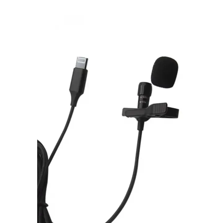Newface Lightning 2 Metre Double Mikrofon - Siyah