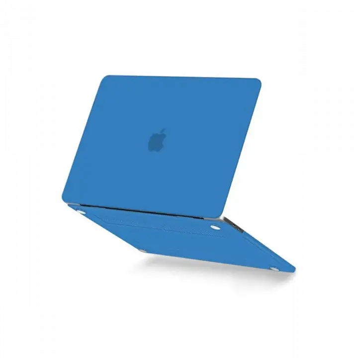 Newface Macbook Pro 13 2020 Macbook Buzlu Kapak - Mavi