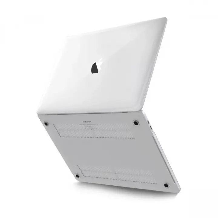 Newface Macbook Pro 14.2 2021 Macbook Buzlu Kapak - Şeffaf