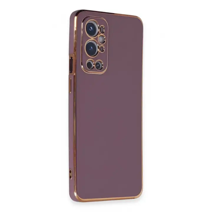 Newface One Plus 9 Pro Kılıf Volet Silikon - Mor
