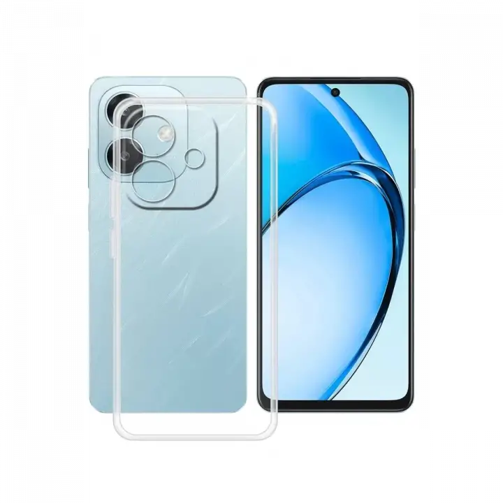 Newface Oppo A3 Kılıf Lüx Şeffaf Silikon