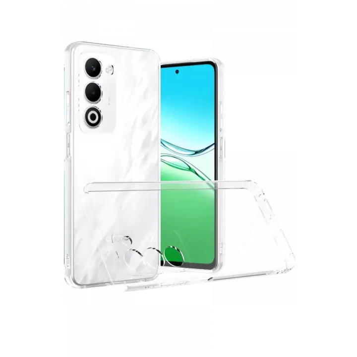 Newface Oppo A5 4G Lüx Şeffaf Silikon - Şeffaf