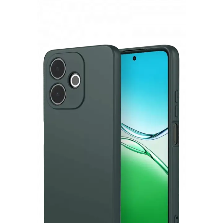 Newface Oppo A5 Pro 4G First Silikon - Koyu Yeşil
