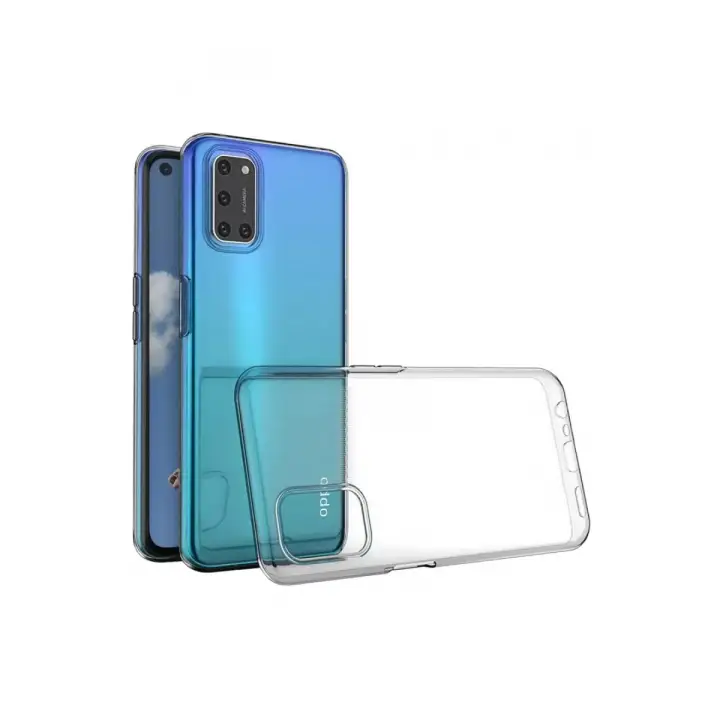 Newface Oppo A52 Kılıf Lüx Şeffaf Silikon