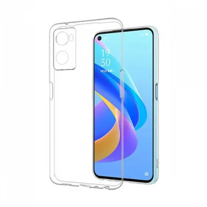 Newface Oppo A96 Kılıf Lüx Şeffaf Silikon