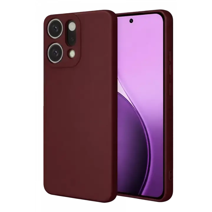 Newface Oppo Reno 14 First Silikon - Bordo