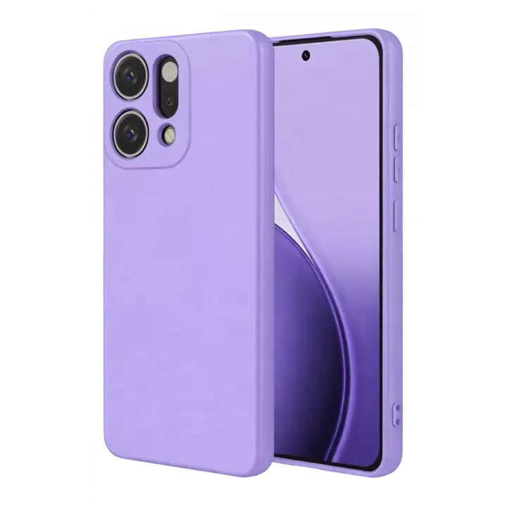 Newface Oppo Reno 14 First Silikon - Lila
