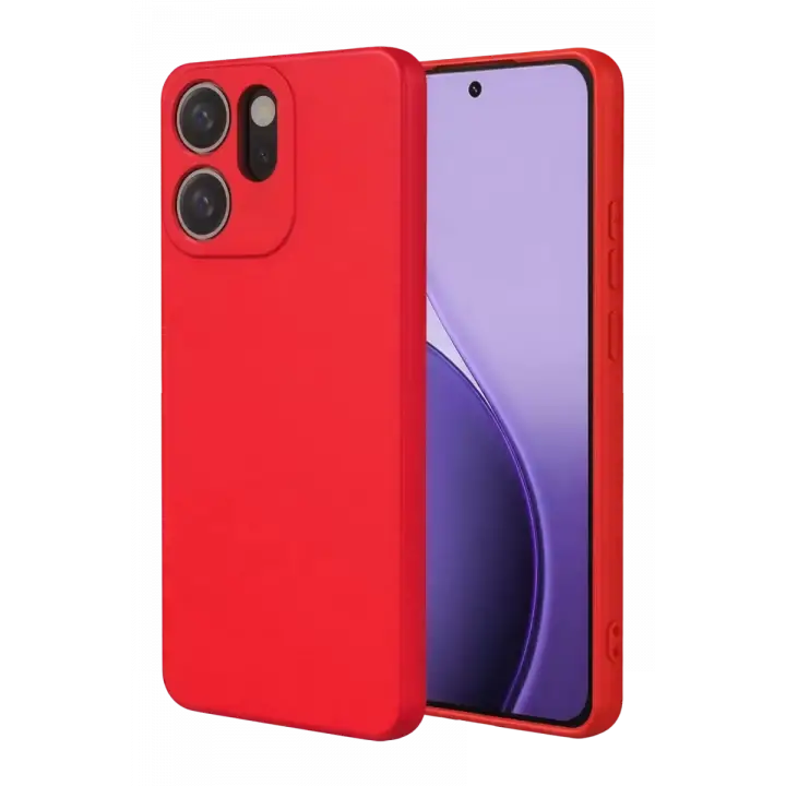 Newface Oppo Reno 14F First Silikon - Kırmızı