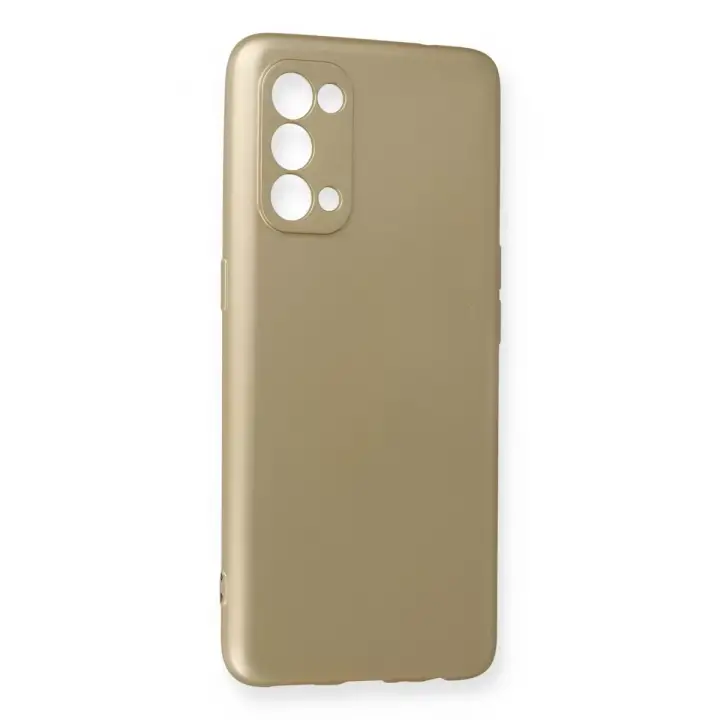 Newface Oppo Reno 5 Pro Kılıf First Silikon - Gold