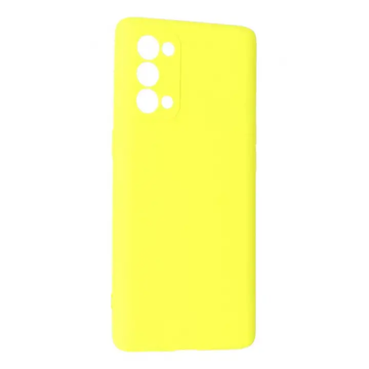 Newface Oppo Reno 5 Pro Kılıf First Silikon - Sarı