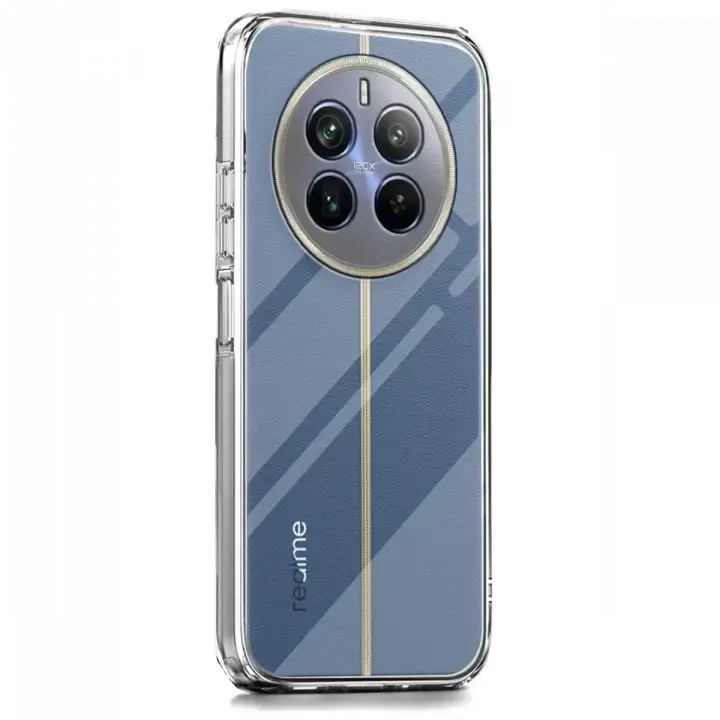 Newface Realme 12 Pro Plus Kılıf Lüx Şeffaf Silikon