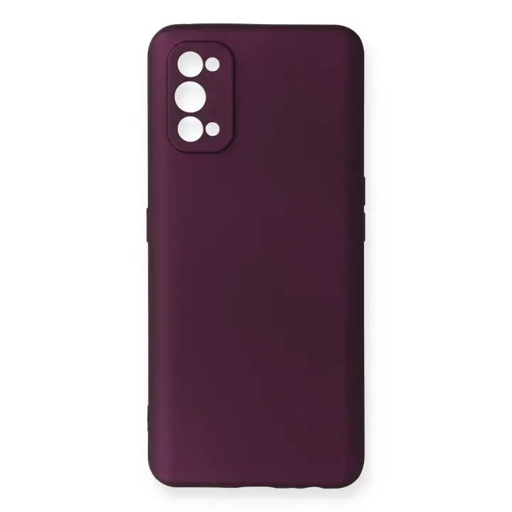 Newface Realme 7 Pro Kılıf First Silikon - Mürdüm