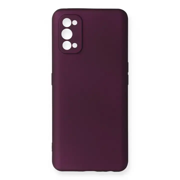 Newface Realme 7 Pro Kılıf First Silikon - Mürdüm