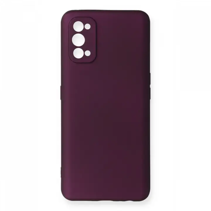 Newface Realme 7 Pro Kılıf First Silikon - Mürdüm