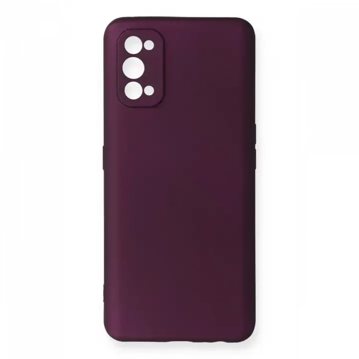 Newface Realme 7 Pro Kılıf First Silikon - Mürdüm