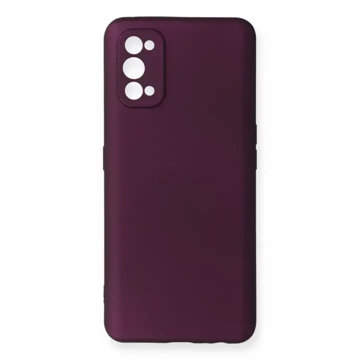 Newface Realme 7 Pro Kılıf First Silikon - Mürdüm