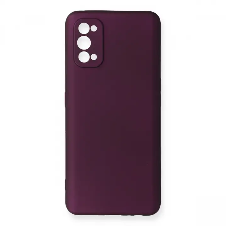 Newface Realme 7 Pro Kılıf First Silikon - Mürdüm