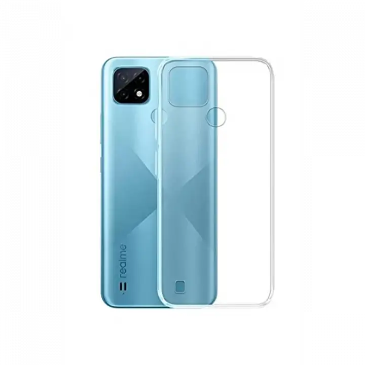 Newface Realme C21 Kılıf Lüx Şeffaf Silikon