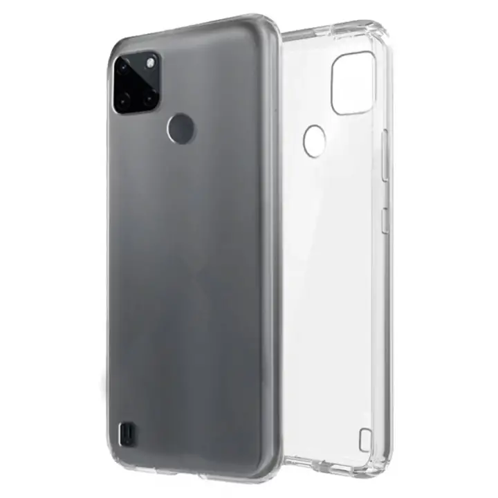 Newface Realme C25Y Kılıf Lüx Şeffaf Silikon