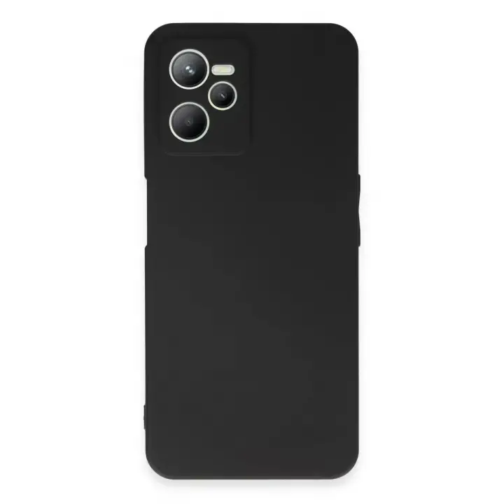 Newface Realme C35 Kılıf First Silikon - Siyah