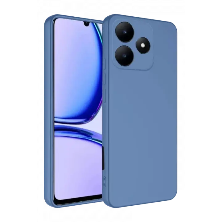 Newface Realme C61 Kılıf First Silikon - Mavi