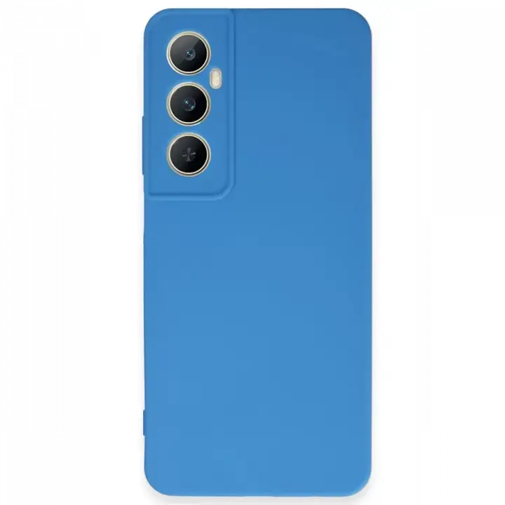 Newface Realme C65 Kılıf First Silikon - Mavi