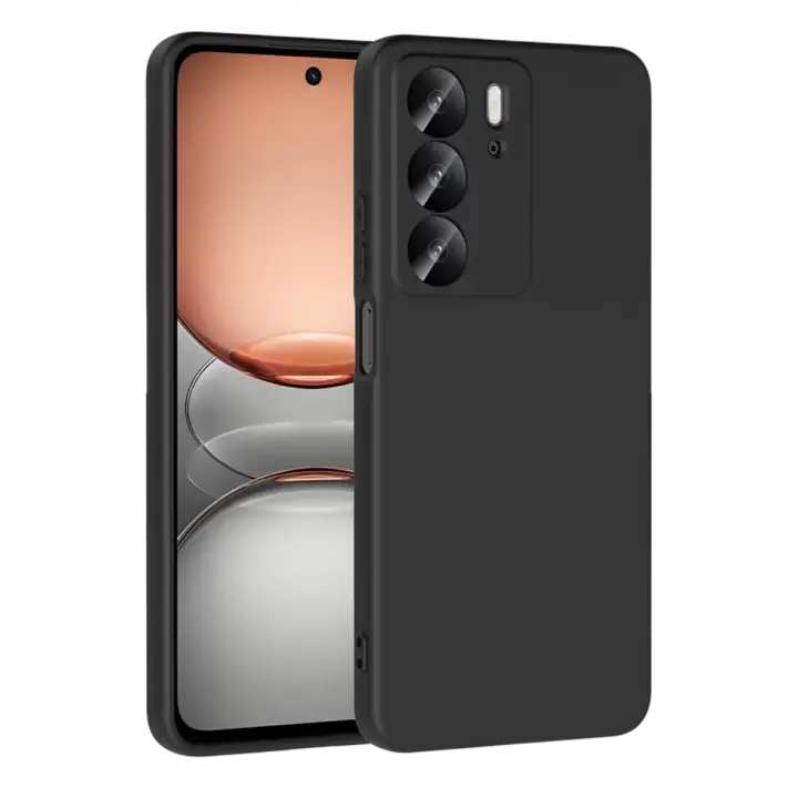 Newface Realme C75 4G First Silikon - Siyah