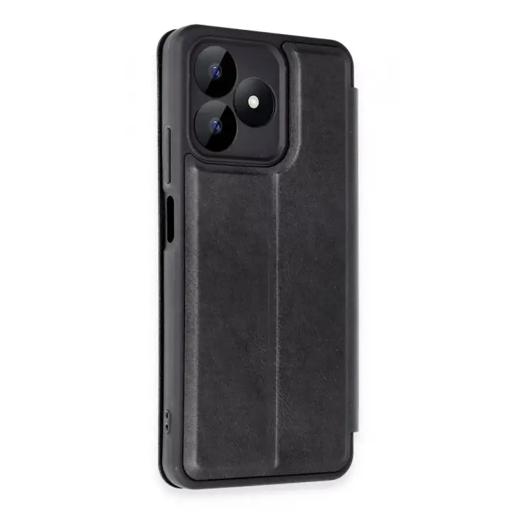 Newface Realme Note 50 4G Kılıf Flip Cover - Siyah