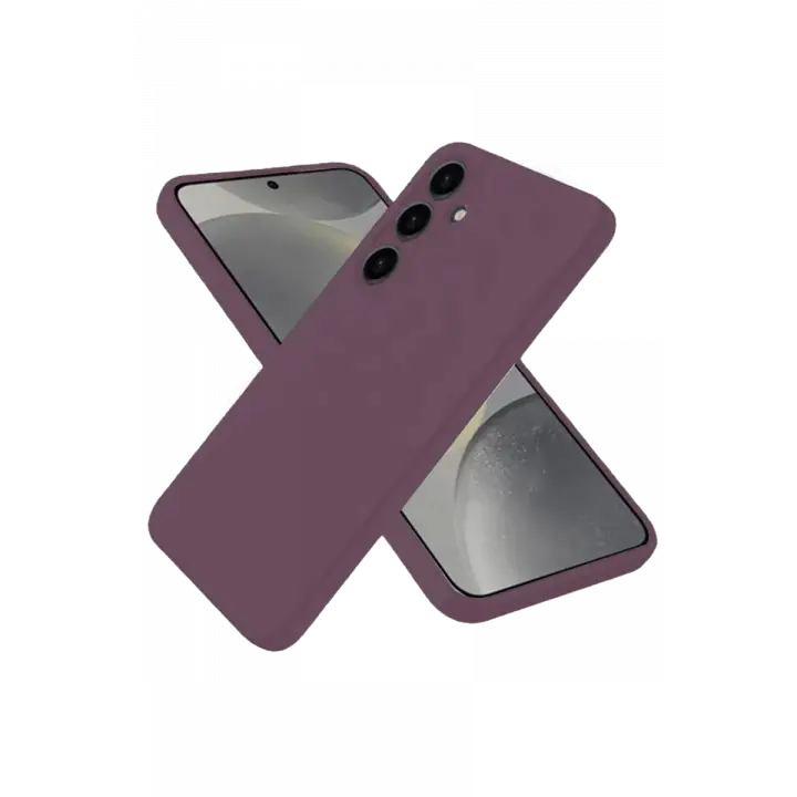 Newface Samsung Galaxy A06 Kılıf First Silikon - Mürdüm