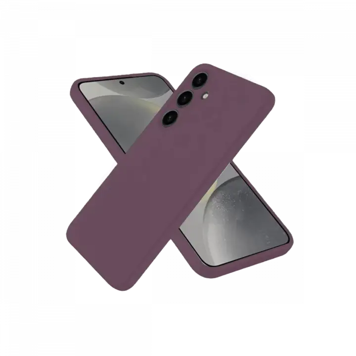 Newface Samsung Galaxy A06 Kılıf First Silikon - Mürdüm