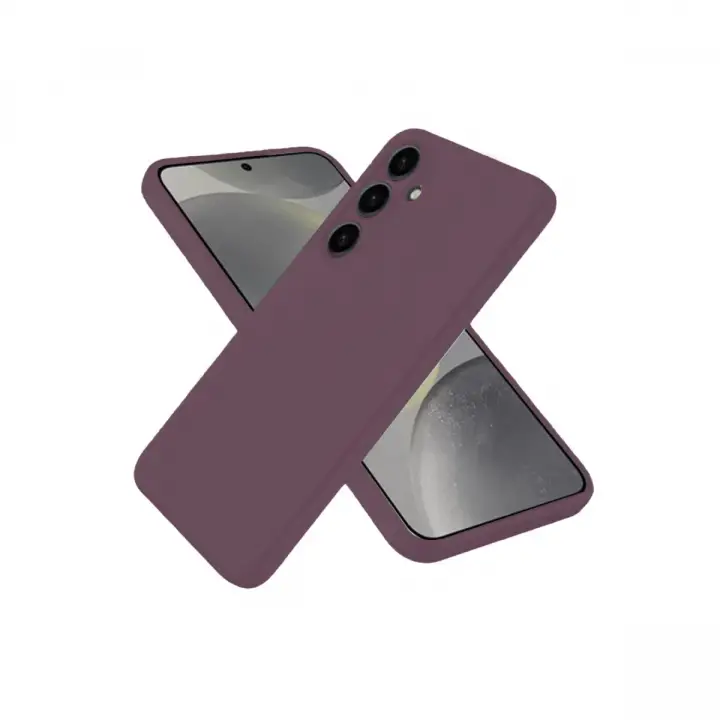 Newface Samsung Galaxy A06 Kılıf First Silikon - Mürdüm