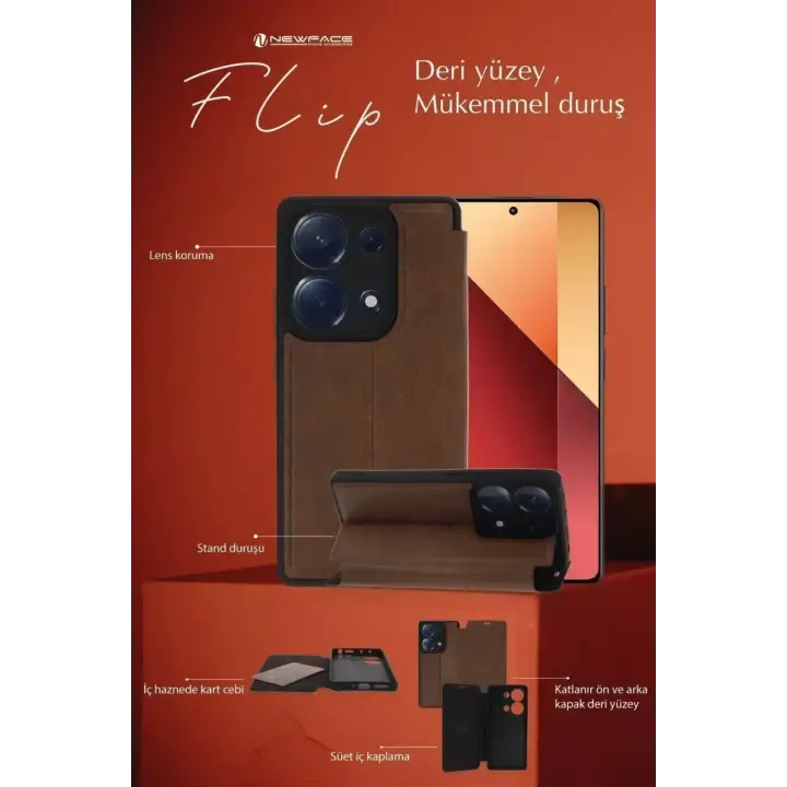 Newface Samsung Galaxy A07 4G Flip Cover - Taba