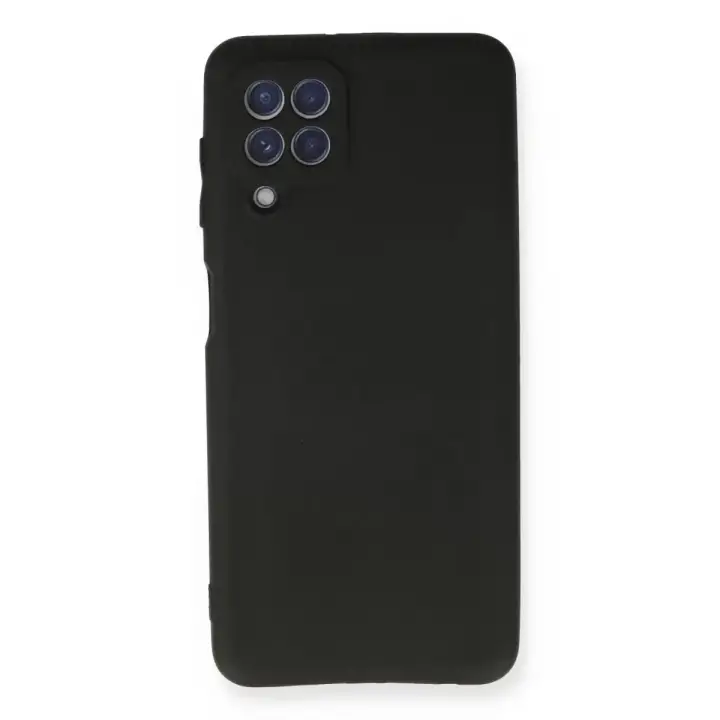 Newface Samsung Galaxy A22 Kılıf First Silikon - Siyah
