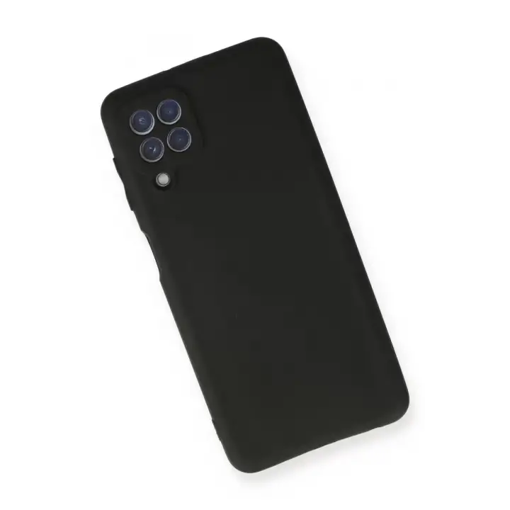 Newface Samsung Galaxy A22 Kılıf First Silikon - Siyah