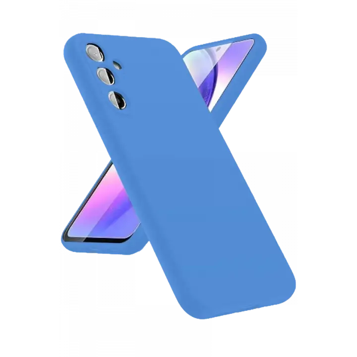 Newface Samsung Galaxy A24 4G Kılıf First Silikon - Mavi