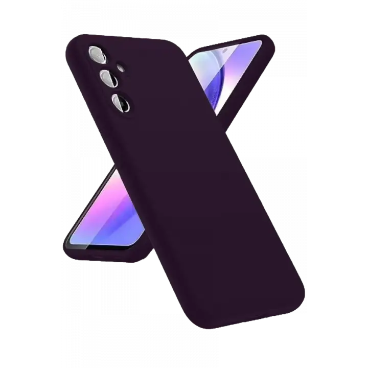 Newface Samsung Galaxy A24 4G Kılıf First Silikon - Mor