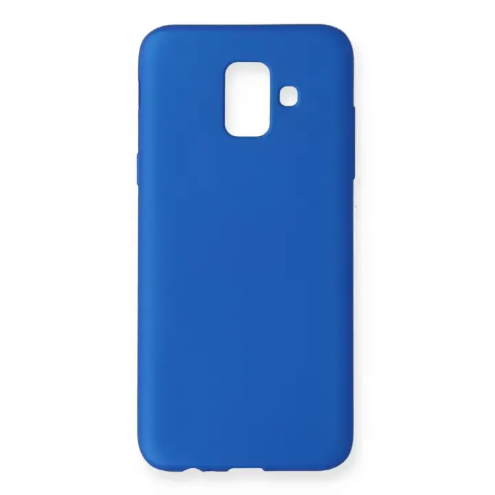 Newface Samsung Galaxy A6 2018 Kılıf First Silikon - Mavi