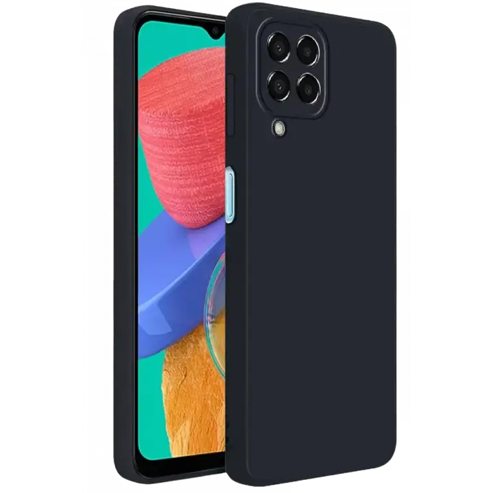 Newface Samsung Galaxy M33 Kılıf First Silikon - Siyah