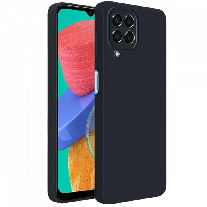 Newface Samsung Galaxy M33 Kılıf First Silikon - Siyah
