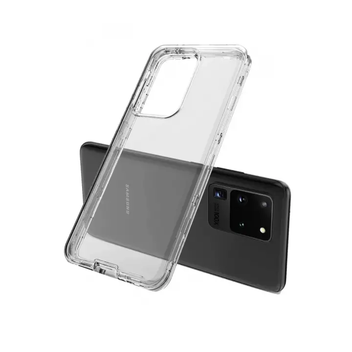 Newface Samsung Galaxy S20 Plus Kılıf Lüx Şeffaf Silikon