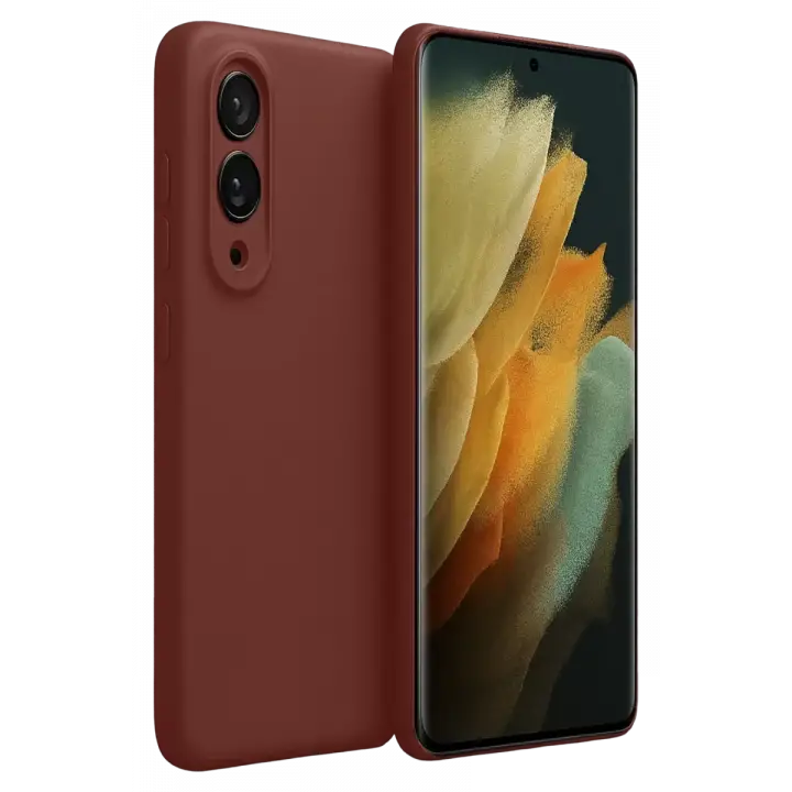 Newface Samsung Galaxy S25 Edge First Silikon - Bordo