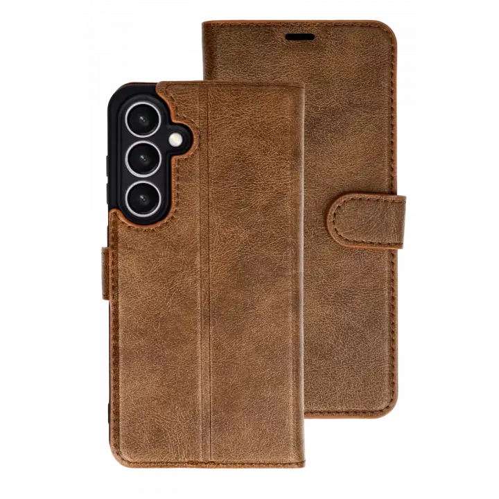 Newface Samsung Galaxy S26 Plus Trend S Plus Kapaklı Kılıf - Taba