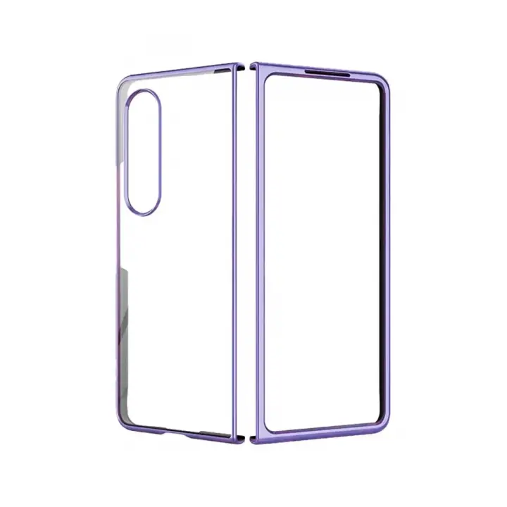Newface Samsung Galaxy Z Fold 4 Kılıf Fold Element Kapak - Mor