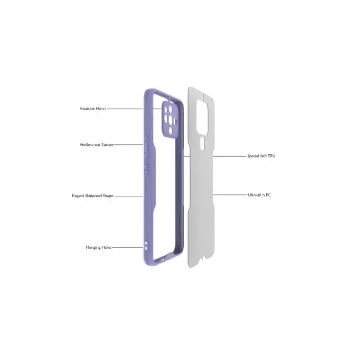 Newface Tecno Camon 16 Kılıf Platin Silikon - Sarı